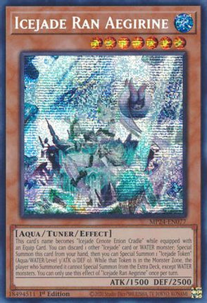 Icejade Ran Aegirine [MP24-EN077] Prismatic Secret Rare 1st Edition