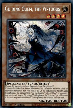 Guiding Quem, the Virtuous (Prismatic Secret Rare) [MP24-EN078] 1st Edition