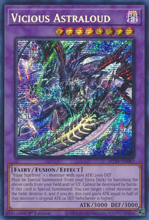Vicious Astraloud [MP24-EN083] Prismatic Secret Rare 1st Edition