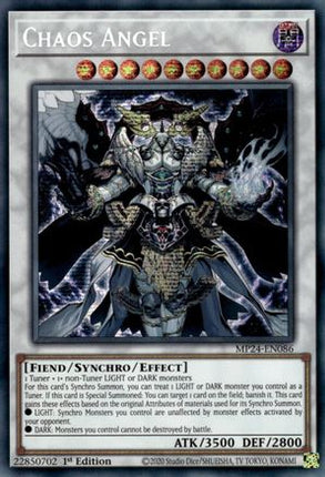 Chaos Angel [MP24-EN086] Prismatic Secret Rare 1st Edition