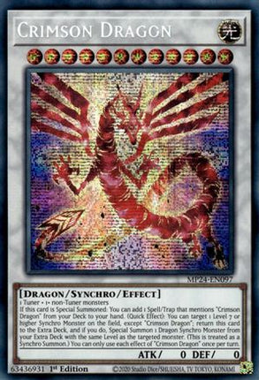 Crimson Dragon  [MP24-EN097] Prismatic Secret Rare 1st Edition