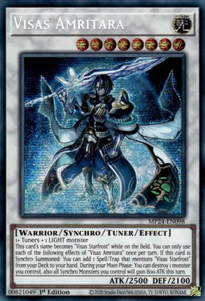 Visas Amritara (Prismatic Secret Rare) [MP24-EN098] 1st Edition