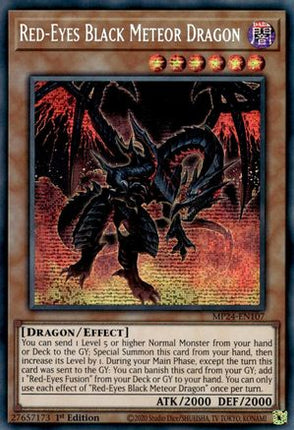 Red-Eyes Black Meteor Dragon (Prismatic Secret Rare) [MP24-EN107] 1st Edition