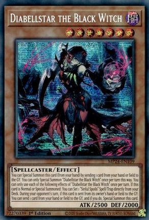 Diabellstar the Black Witch [MP24-EN109] Prismatic Secret Rare 1st Edition