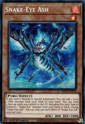 Snake-Eye Ash [MP24-EN110] Prismatic Secret Rare 1st Edition