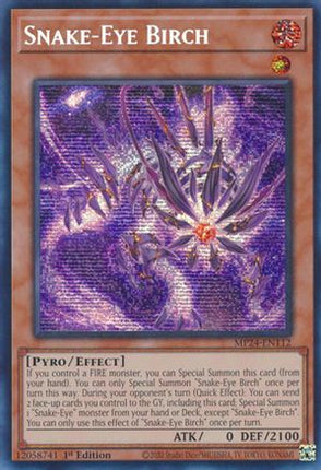 Snake-Eye Birch [MP24-EN112] Prismatic Secret Rare 1st Edition