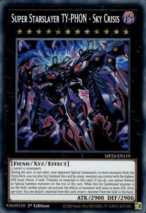 Super Starslayer TY-PHON - Sky Crisis [MP24-EN119] Prismatic Secret Rare 1st Edition