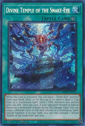Divine Temple of the Snake-Eye (Prismatic Secret Rare) [MP24-EN123] 1st Edition