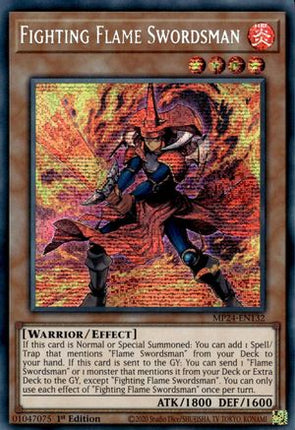 Fighting Flame Swordsman [MP24-EN132] Prismatic Secret Rare 1st Edition