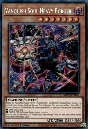 Vanquish Soul Heavy Borger [MP24-EN140] Prismatic Secret Rare 1st Edition