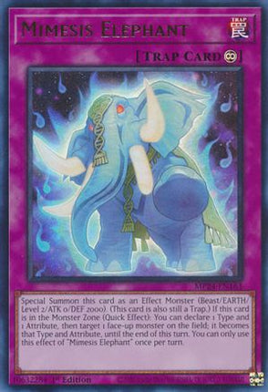 Mimesis Elephant [MP24-EN163] Ultra Rare 1st Edition