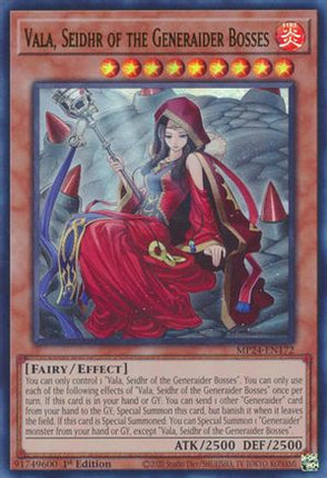 Vala, Seidhr of the Generaider Bosses [MP24-EN172] Ultra Rare 1st Edition