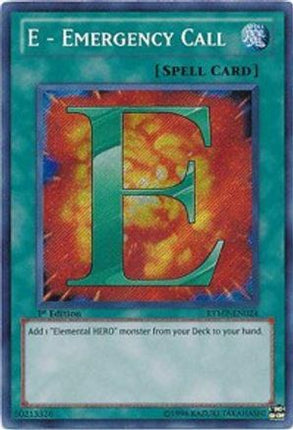 E - Emergency Call (Secret Rare) [RYMP-EN024] 1st Edition