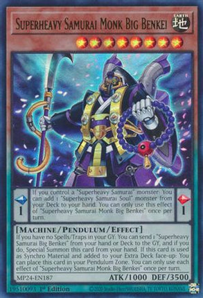 Superheavy Samurai Monk Big Benkei [MP24-EN187] Ultra Rare 1st Edition