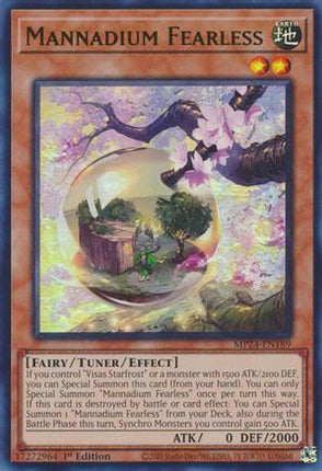 Mannadium Fearless [MP24-EN189] Ultra Rare 1st Edition