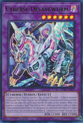 Cyberse Desavewurm [MP24-EN195] Ultra Rare 1st Edition