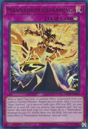 Mannadium Reframing [MP24-EN199] Ultra Rare 1st Edition