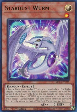 Stardust Wurm [MP24-EN229] Ultra Rare 1st Edition