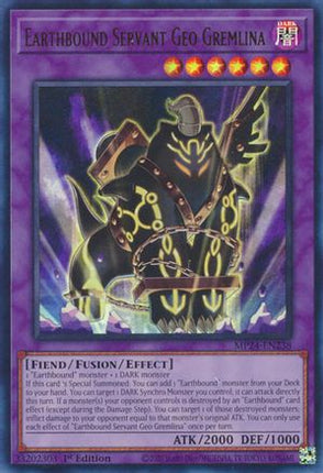 Earthbound Servant Geo Gremlina [MP24-EN238] Ultra Rare 1st Edition