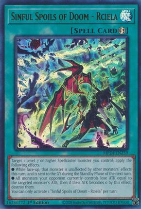 Sinful Spoils of Doom - Rciela (Ultra Rare) [MP24-EN239] 1st Edition