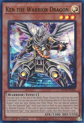 Ken the Warrior Dragon (Ultra Rare) [MP24-EN246] 1st Edition