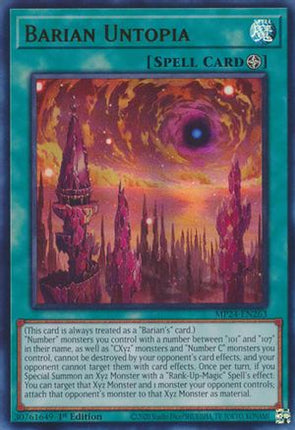 Barian Untopia [MP24-EN263] Ultra Rare 1st Edition