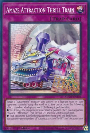 Amaze Attraction Thrill Train [MP24-EN305] Common / Short Print 1st Edition