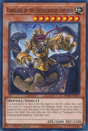 Vanguard of the Underground Emperor [MP24-EN307] Common / Short Print 1st Edition