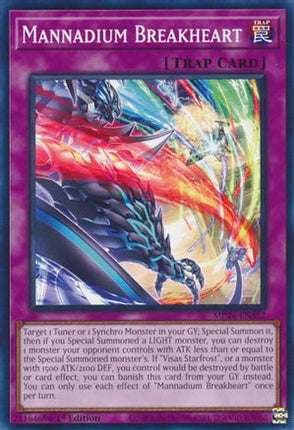 Mannadium Breakheart [MP24-EN352] Common / Short Print 1st Edition