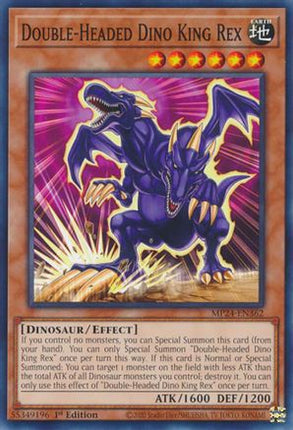 Double-Headed Dino King Rex [MP24-EN362] Common / Short Print 1st Edition