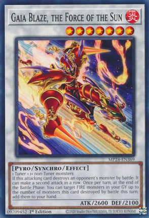 Gaia Blaze, the Force of the Sun [MP24-EN369] Common / Short Print 1st Edition
