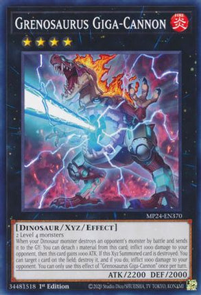 Grenosaurus Giga-Cannon [MP24-EN370] Common / Short Print 1st Edition