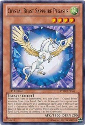 Crystal Beast Sapphire Pegasus (Common / Short Print) [RYMP-EN046] Unlimited