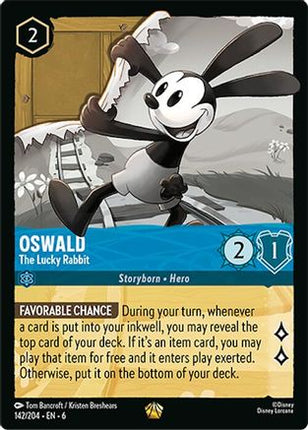 Oswald - The Lucky Rabbit (142/204) - Azurite Sea Cold Foil