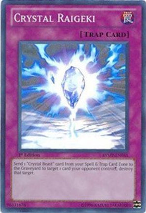 Crystal Raigeki (Super Rare) [RYMP-EN055] Unlimited