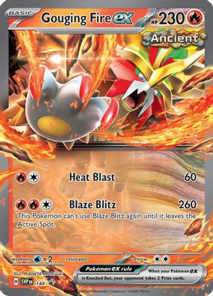 Gouging Fire ex - 144 - 144/null [SV: Scarlet & Violet Promo Cards] Holofoil