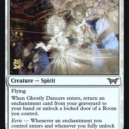 Ghostly Dancers [Duskmourn: House of Horror Promos] Prerelease Foil