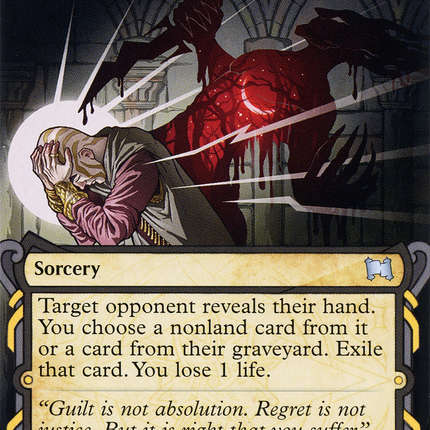 Agonizing Remorse (Showcase) [Strixhaven Mystical Archive] Foil