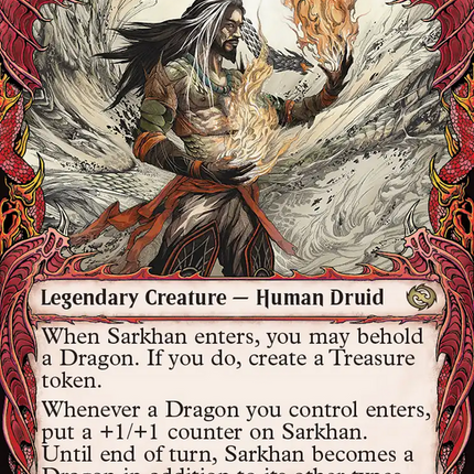 Sarkhan, Dragon Ascendant (Showcase) [Tarkir: Dragonstorm]