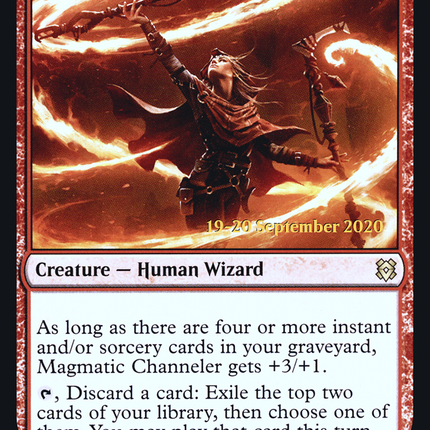 Magmatic Channeler [Zendikar Rising Promos] Prerelease Foil