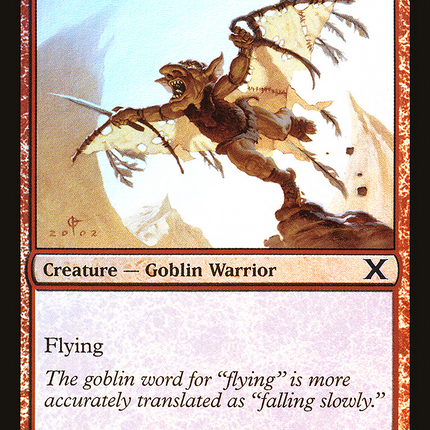 Goblin Sky Raider [Tenth Edition] Foil