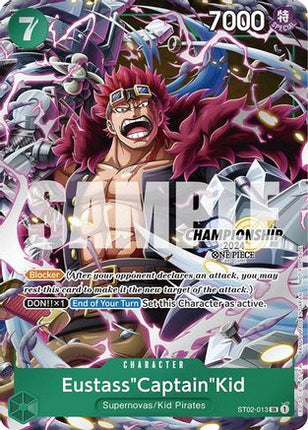 Eustass"Captain"Kid (CS 2024 Celebration Pack) (ST02-013) - One Piece Promotion Cards Foil