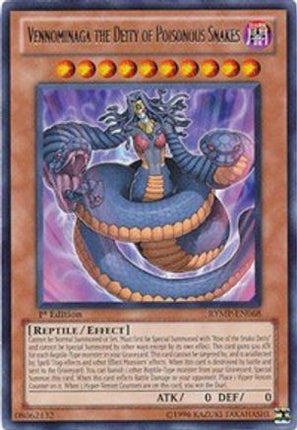 Vennominaga the Deity of Poisonous Snakes (Rare) [RYMP-EN068] 1st Edition
