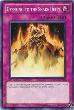 Offering to the Snake Deity (Common / Short Print) [RYMP-EN085] Unlimited