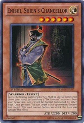 Enishi, Shien's Chancellor (Common / Short Print) [RYMP-EN097] 1st Edition