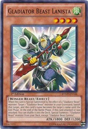 Gladiator Beast Lanista (Common / Short Print) [RYMP-EN106] Unlimited