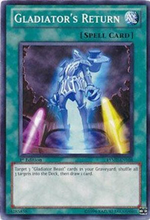 Gladiator's Return (Common / Short Print) [RYMP-EN108] 1st Edition