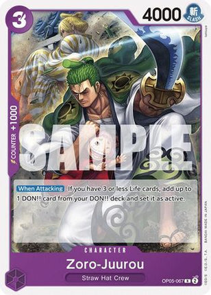 Zoro-Juurou (OP05-067) (OP05-067) - Starter Deck 18: PURPLE Monkey.D.Luffy