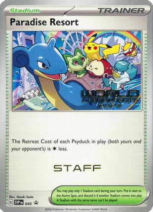 Paradise Resort - 045 (World Championships 2023) [Staff] - 45/null [SV: Scarlet & Violet Promo Cards]