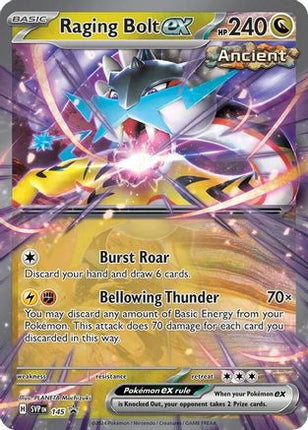 Raging Bolt ex - 145 - 145/null [SV: Scarlet & Violet Promo Cards] Holofoil